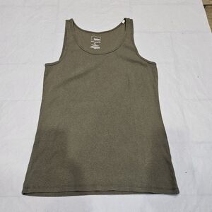 Sonoma Olive Green Scoop Neck Tank Top. XL